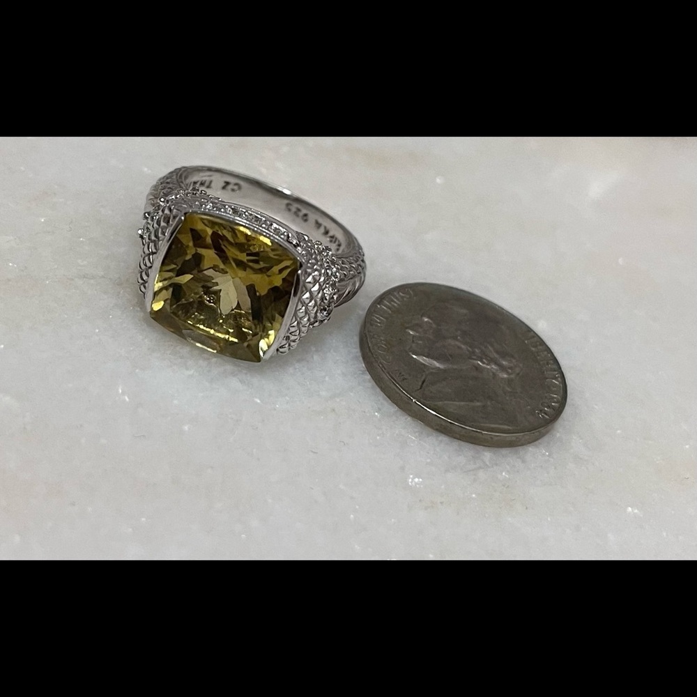 Judith Ripka 925 ring - Picture 3 of 12